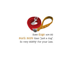 Sympathy Loss Dog Sparkle Finished Greeting Card By Dandelion Stationery Cards