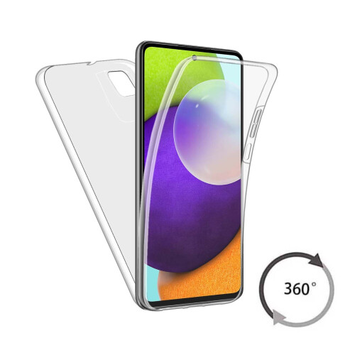 Case For Samsung Galaxy A52 5G Full 360 Protection Transparent Cover