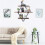 ustic Floating Shelves Wood, Diamond Wall Mounted Shelves 6