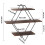 ustic Floating Shelves Wood, Diamond Wall Mounted Shelves 3