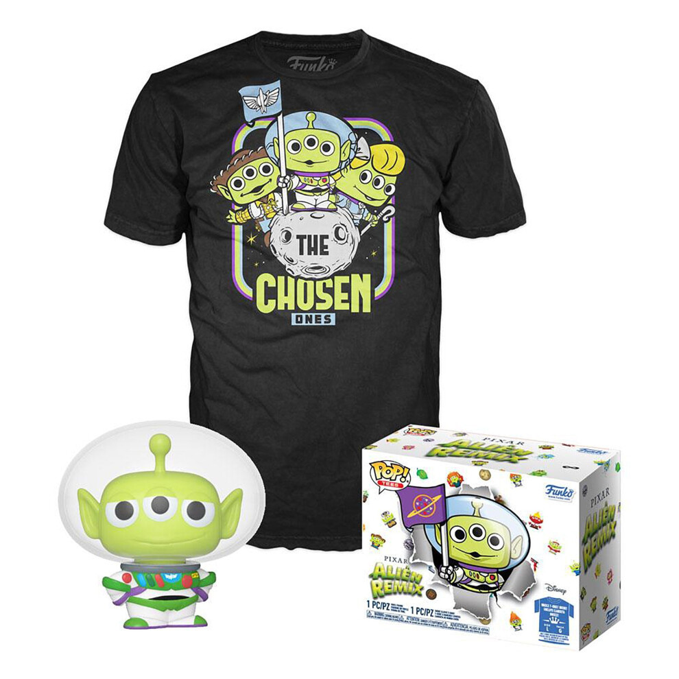 Disney Toy Story POP! & Tee Box (Xtra Large) Alien As Buzz Funko Pop! Vinyl