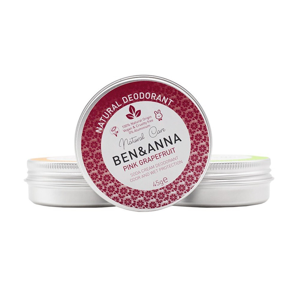 Ben & Anna Deodorant Pink Grapefruit Tin