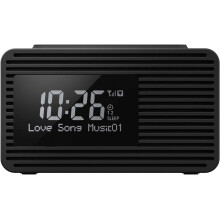 Panasonic RC-D8EB-K Multi-Purpose Radio with DAB+ and USB smartphone charging,Black