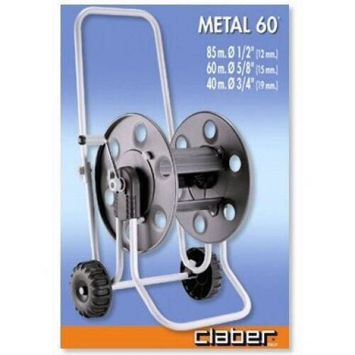 Claber Claber 85M Metal 60 Hose Cart 1