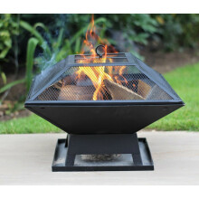 Fire Pit BBQ Steel 46 cm Camping Barbecue Best