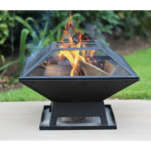 Fire Pit BBQ Steel 46 cm Camping Barbecue Best