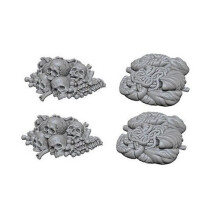 Wizkids Deep Cuts Unparted Miniatures Terrain: Wave 6: Pile of Bones & Entrails