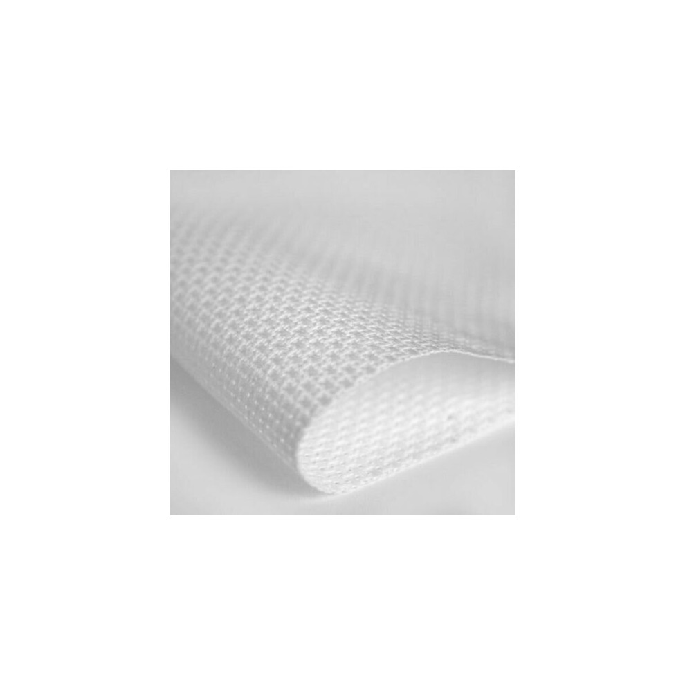 Dmc Fat Quarter 11 Count Aida Cross Stitch Fabric - 55 X 50Cm White