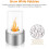 Glass Fireplace on Table Top Trend 5