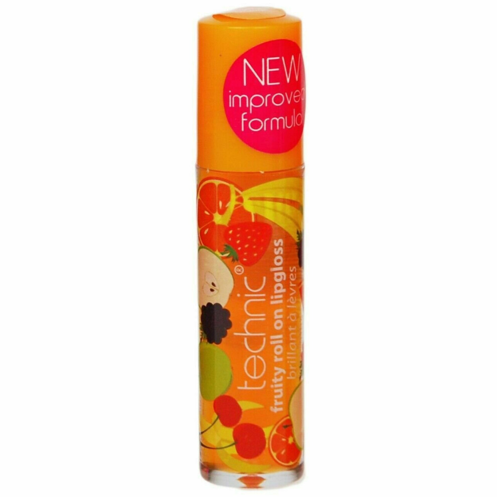 (Tangerine) Technic Fruity Fruit Flavoured Roll On Lip Gloss