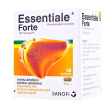 ESSENTIALE FORTE 300mg 50 CAPS Sanofi LIVER SUPPORT Protection