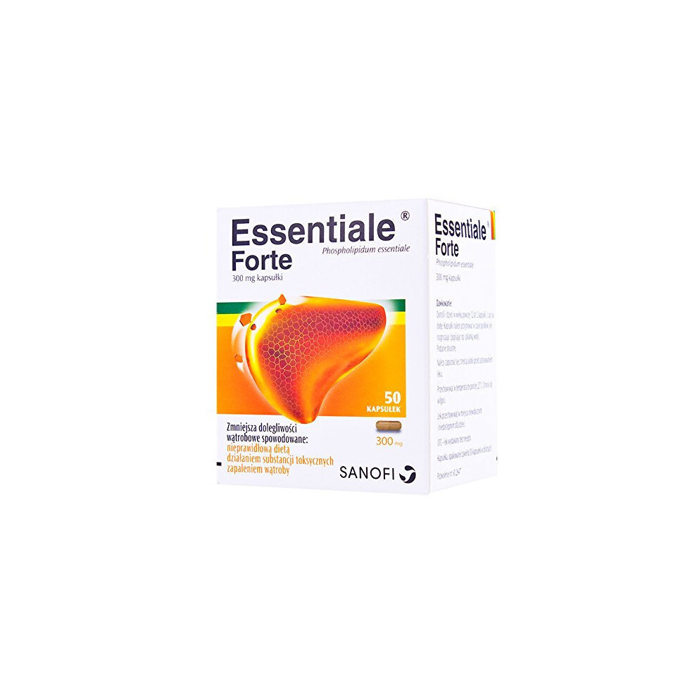 ESSENTIALE FORTE 300mg 50 CAPS Sanofi LIVER SUPPORT Protection