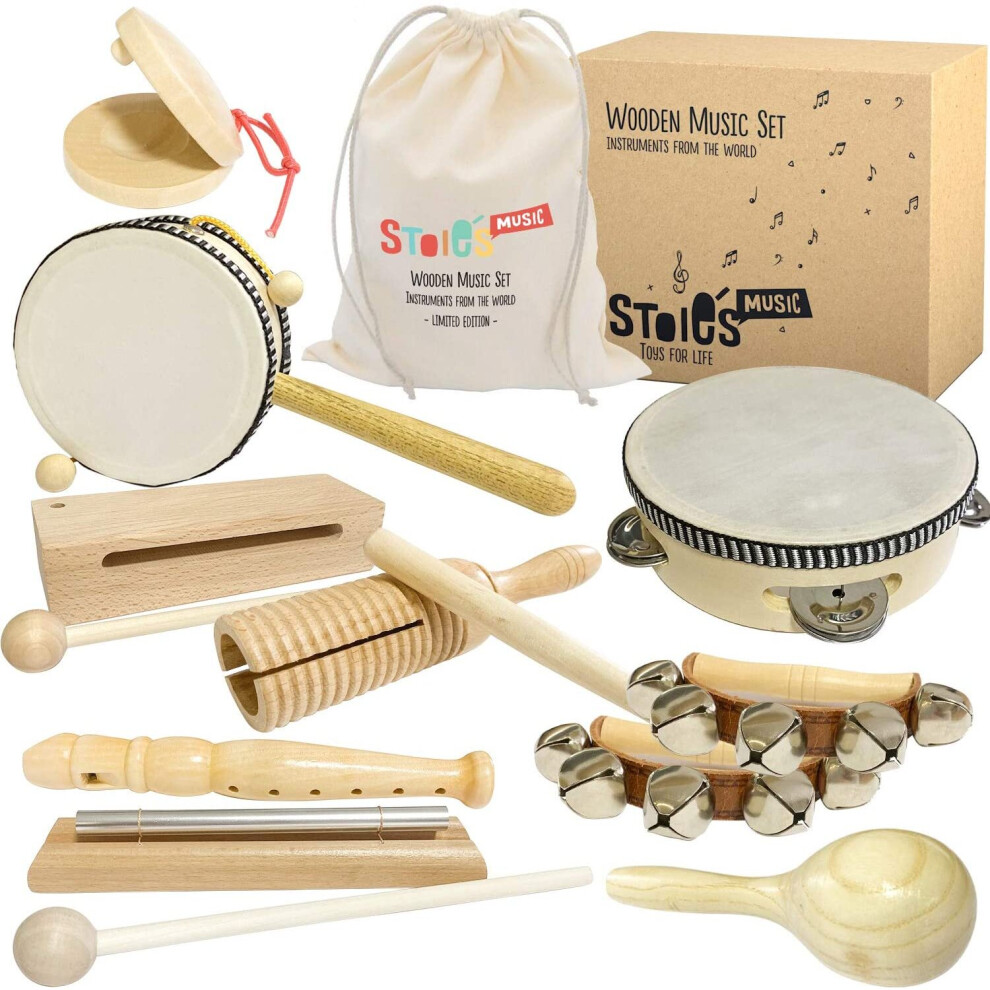 Stoie's Musical Instruments Set For Toddler And Preschool Kids Music Toy