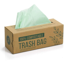 150 Bags Compost Bin Liners 6l Kitchen Food Waste Bags 100% Biodegradable Bags