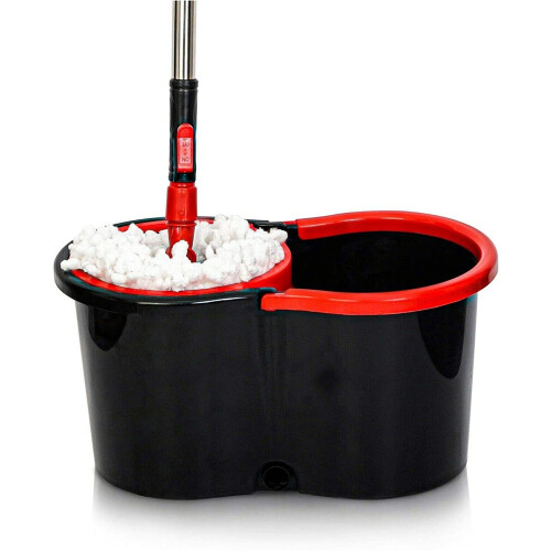 360° Plastic Spin Floor Mop & Bucket Set 2