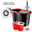 360° Plastic Spin Floor Mop & Bucket Set 5