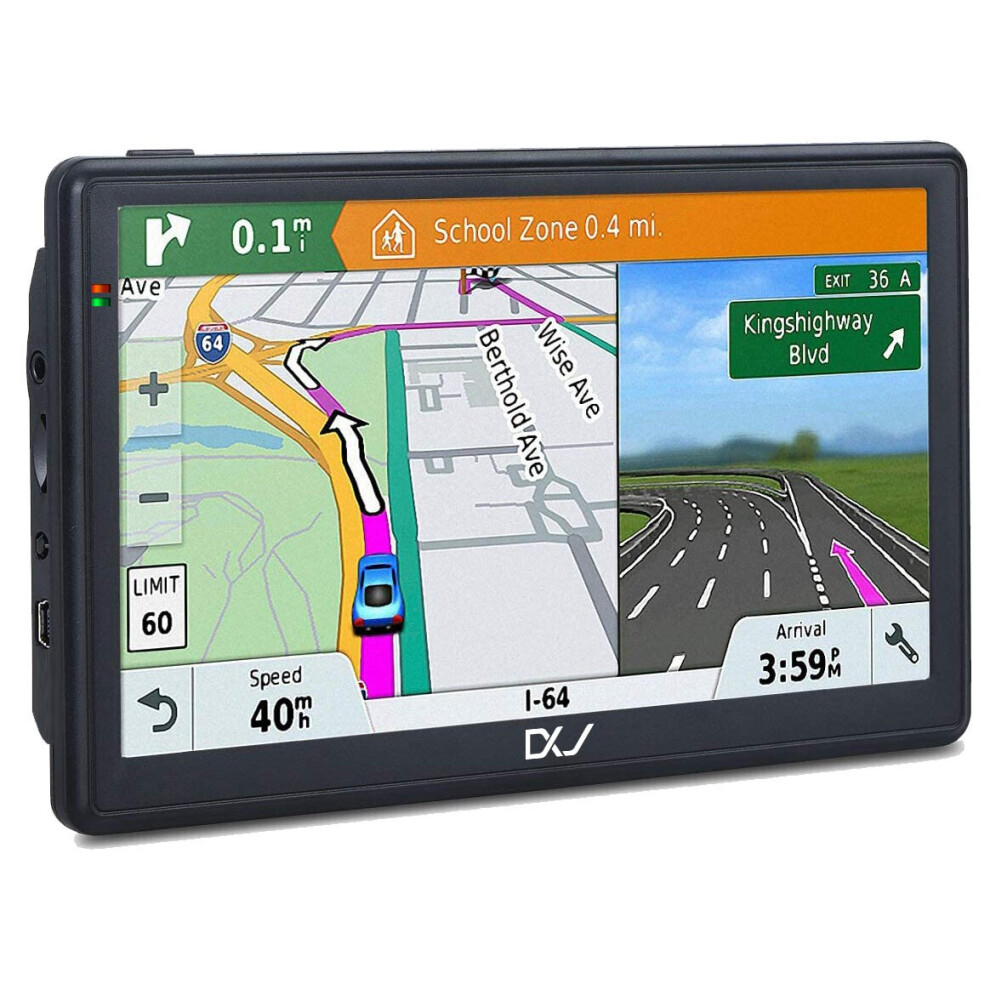 7" Sat Nav Car Truck HGV GPS Navigation POI UK EU Maps Speedcam Alerts