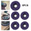 5 Pcs 4'' Poly Strip Disc Wheel Paint Rust Removal Clean For Angle Grinder 100mm 1
