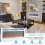 Living And Home (36 Inch) Electric Wall Mounted LED Fireplace 12 Colours 4