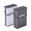 2 Pcs Aluminium Alloy Cigarette Case Metal Cigarette Box 1