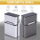 2 Pcs Aluminium Alloy Cigarette Case Metal Cigarette Box 5