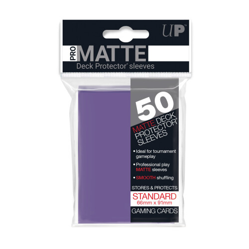 Ultra Pro 50ct Pro-Matte Purple Standard Deck Protectors
