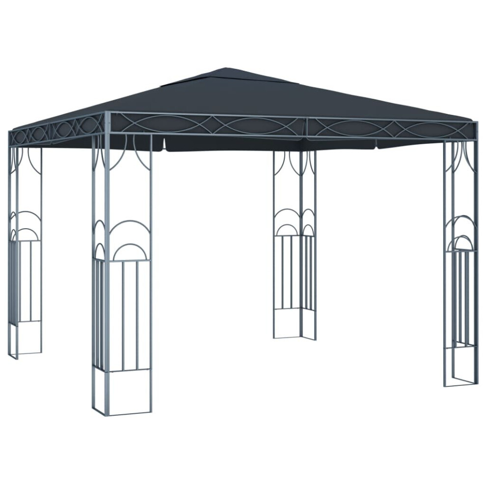 vidaXL Gazebo 300x300cm Anthracite Party Tent Canopy Marquee Pavilion Shelter