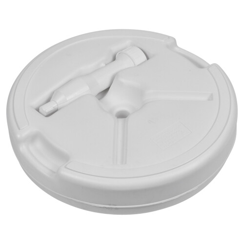 URBN Living (White) 20L Rattan Garden Patio Plastic Parasol Base 1