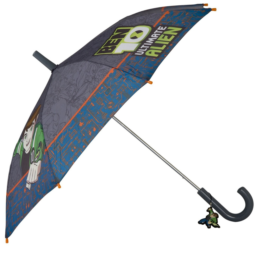 (Grey) Official Ben10 Alien Force Fibreglass Umbrella