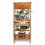 (M) Bamboo Side Table Small Tall Narrow Nightstand 1