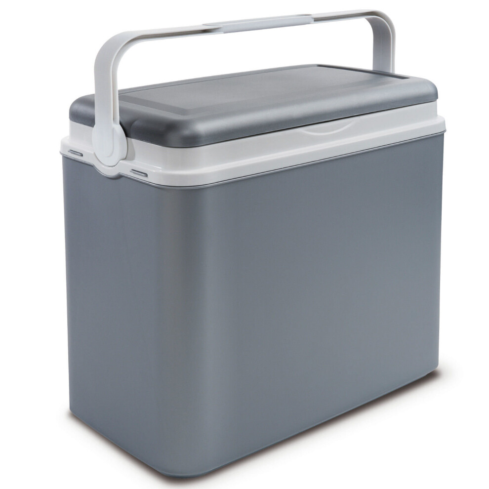 (Grey) Large 24 Litre Cooler Box