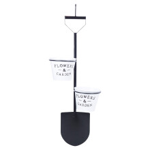 (Spade) Hanging Hook Metal Flowerpot Plant Pot Holder
