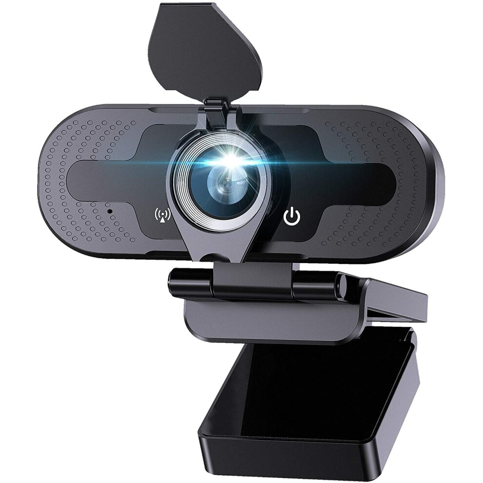 Webcam with Microphone  Desktop Laptop, 1080P HD Streaming USB PC Computer Web Camera Video Calling Conferencing Recording Gaming,Skype/YouTube/Zoom