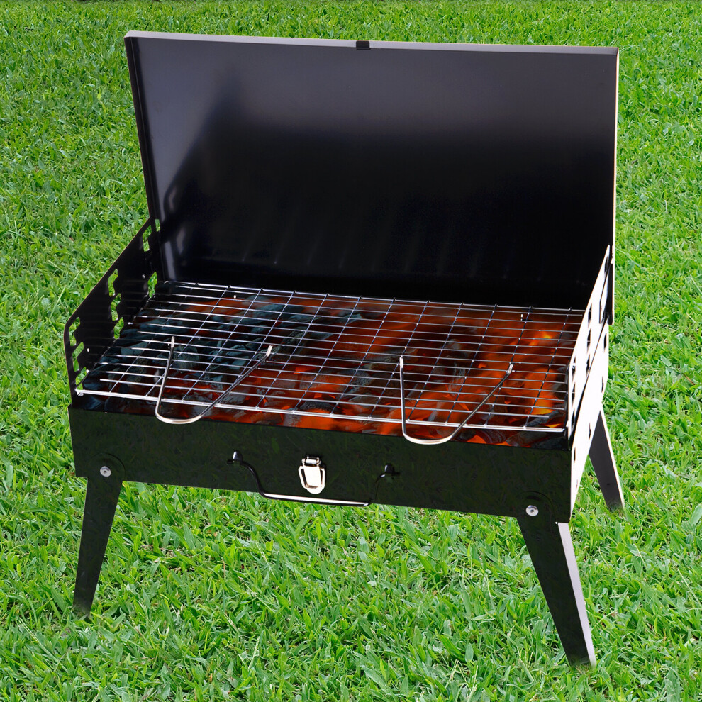 (Missouri Portable Folding BBQ	) Marko BBQ Barbecue Outdoor Garden Charcoal Barbeque Patio Party Cooking Large