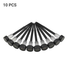 (White * 10) Solar Powered Stainless Steel Led Post Stake Lights Lamp Garden Outdoor