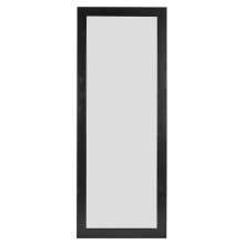 (Black , 97 x 37cm) Traditional Wood Framed Wall Hanging Mirror