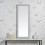 URBN Living (Grey, 97x37cm) Tall Wood Framed decorative Wall Hanging Mirror 3