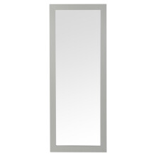 (Grey, 97x37cm) Tall Wood Framed decorative Wall Hanging Mirror