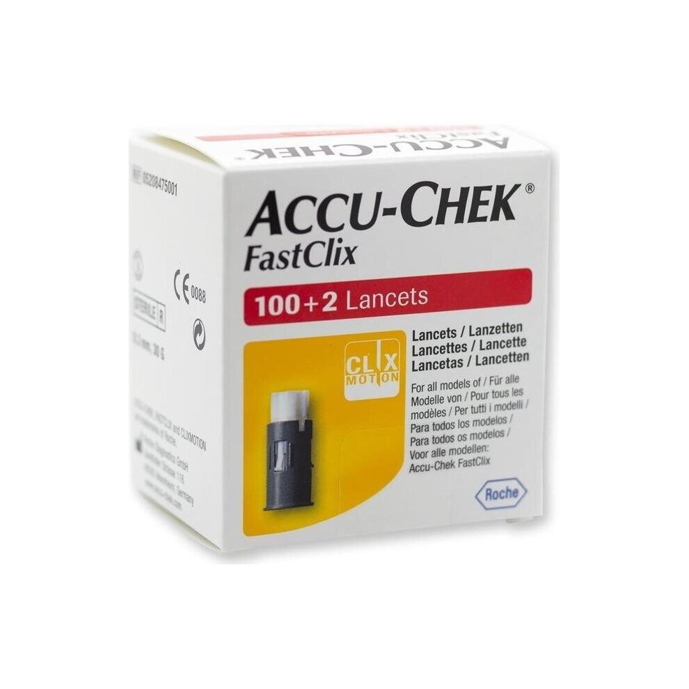 Accu-Chek Accu Chek Fastclix Lancets Box Of 100+2 Lancets