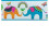 Elephants and Trees Wallpaper Border 3