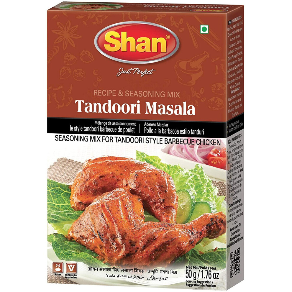 (Tandoori Masala 50g) Shan Seasoning Mix Masala