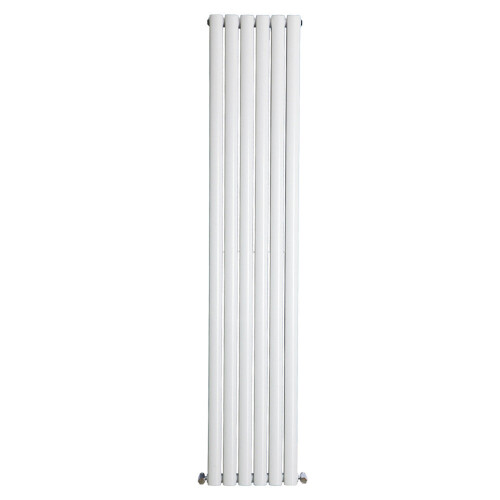 PlumbGalaxy (1800 x 355mm Double, White) Oval Tube Designer Radiator 2