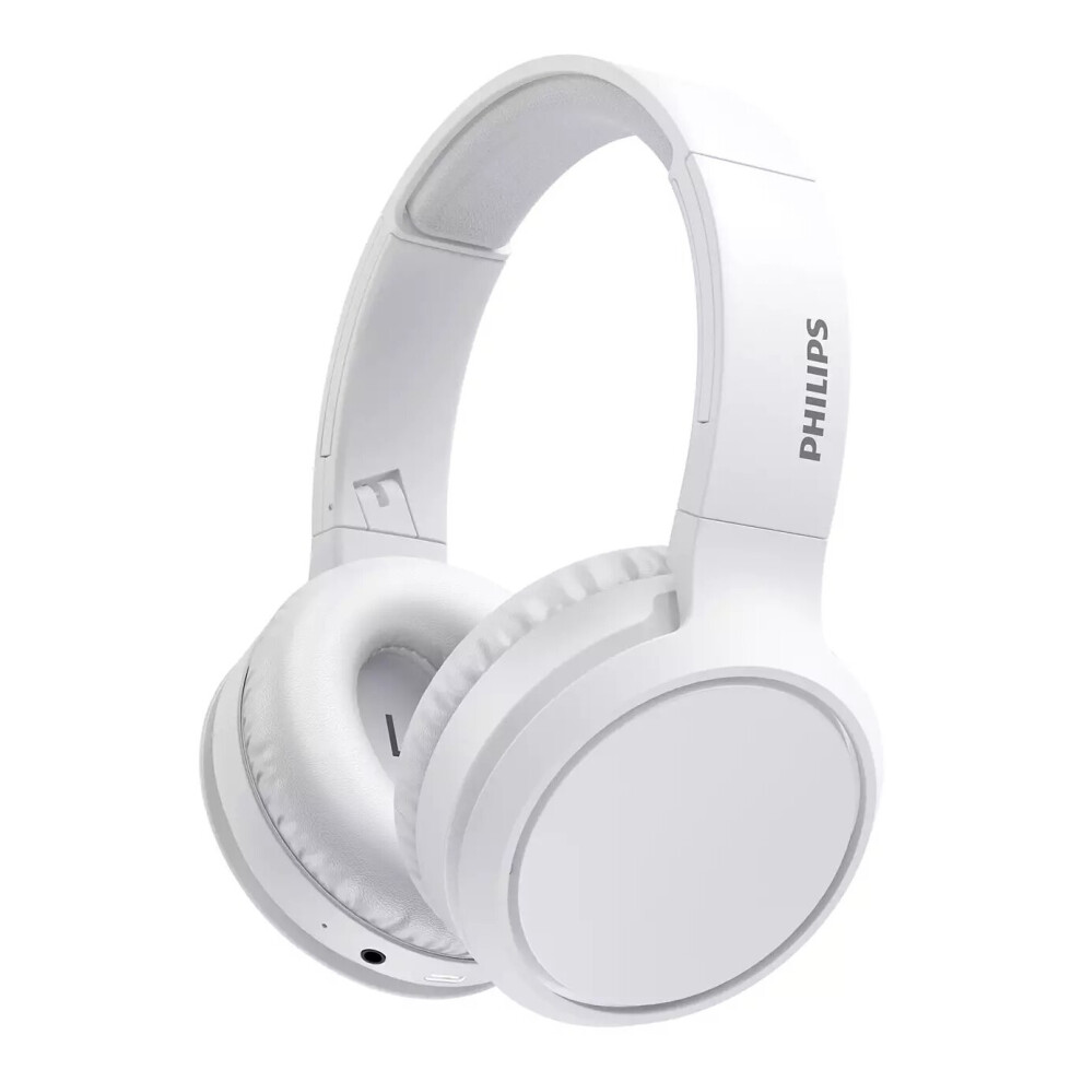 Philips 5000 series TAH5205WT/00 headphones/headset Head-band 3.5 mm connector USB Type-C Bluetooth White