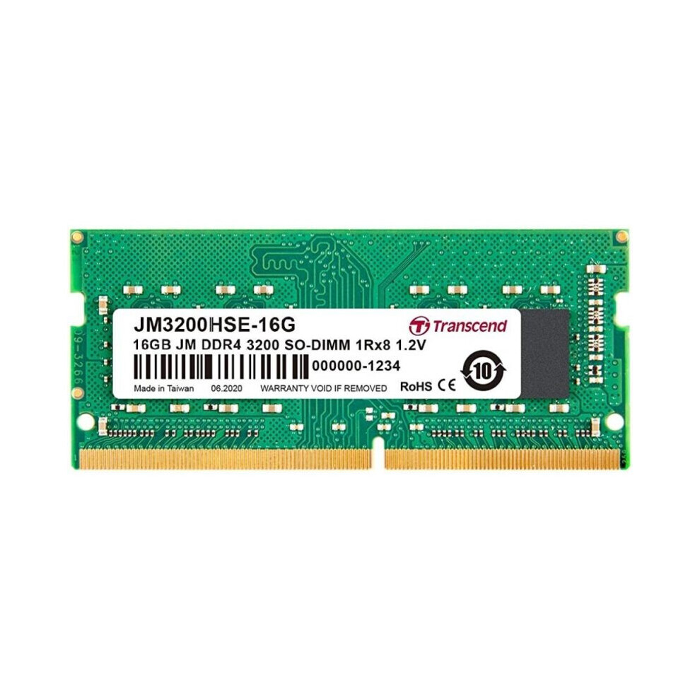 Transcend Modulo Di Memoria SO-DIMM DDR4 3200 Mhz Da 16 Gb - JM3200HSE-16G-image