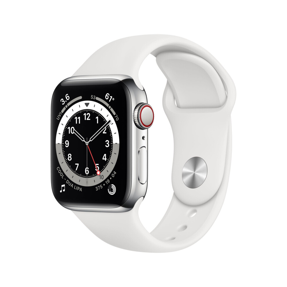 Apple Watch Series 6 40 mm OLED 4G Silver GPS (satellite)