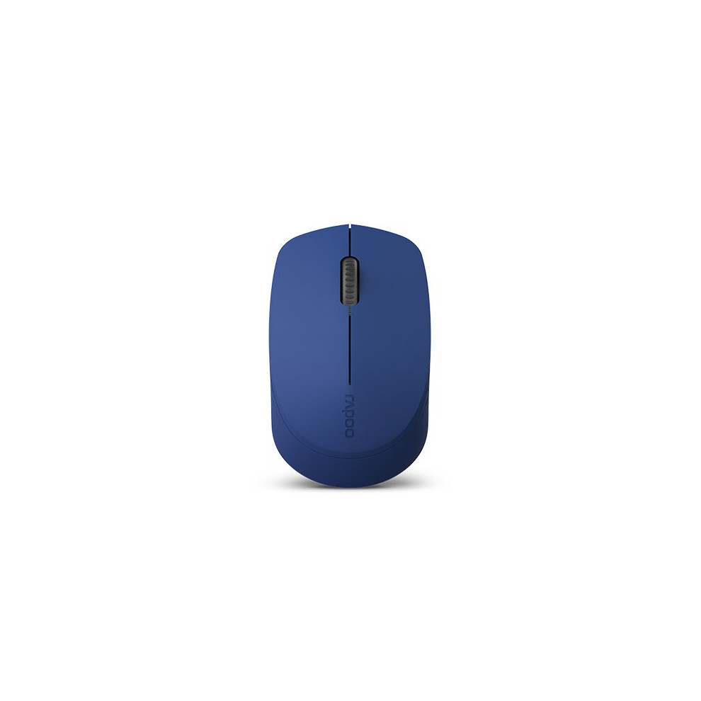 Rapoo M100 Mouse Rf Wireless+Bluetooth Optical 1300 Dpi Ambidextrous Blue