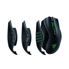 Razer Naga Pro RF Wireless Optical Gaming Mouse - Right-Hand, 20,000 DPI, 19+1 Programmable Buttons