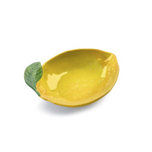 Lemon Fresh Melamine/Plastic Figural Bowl - For Indoor or Outdoor Dining