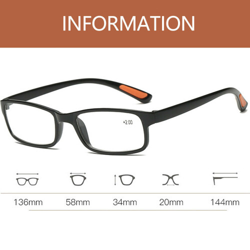 (+4.00/+4.0) 4 x Slim Reading Glasses Mens Womens Unisex Reader 2