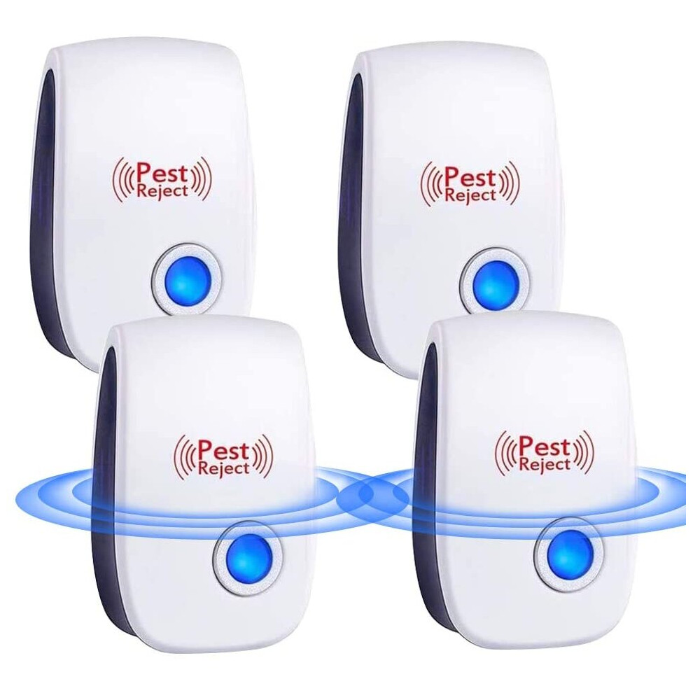 (4PCS) Ultrasonic Plug In Pest Repeller Deter Mouse Mice